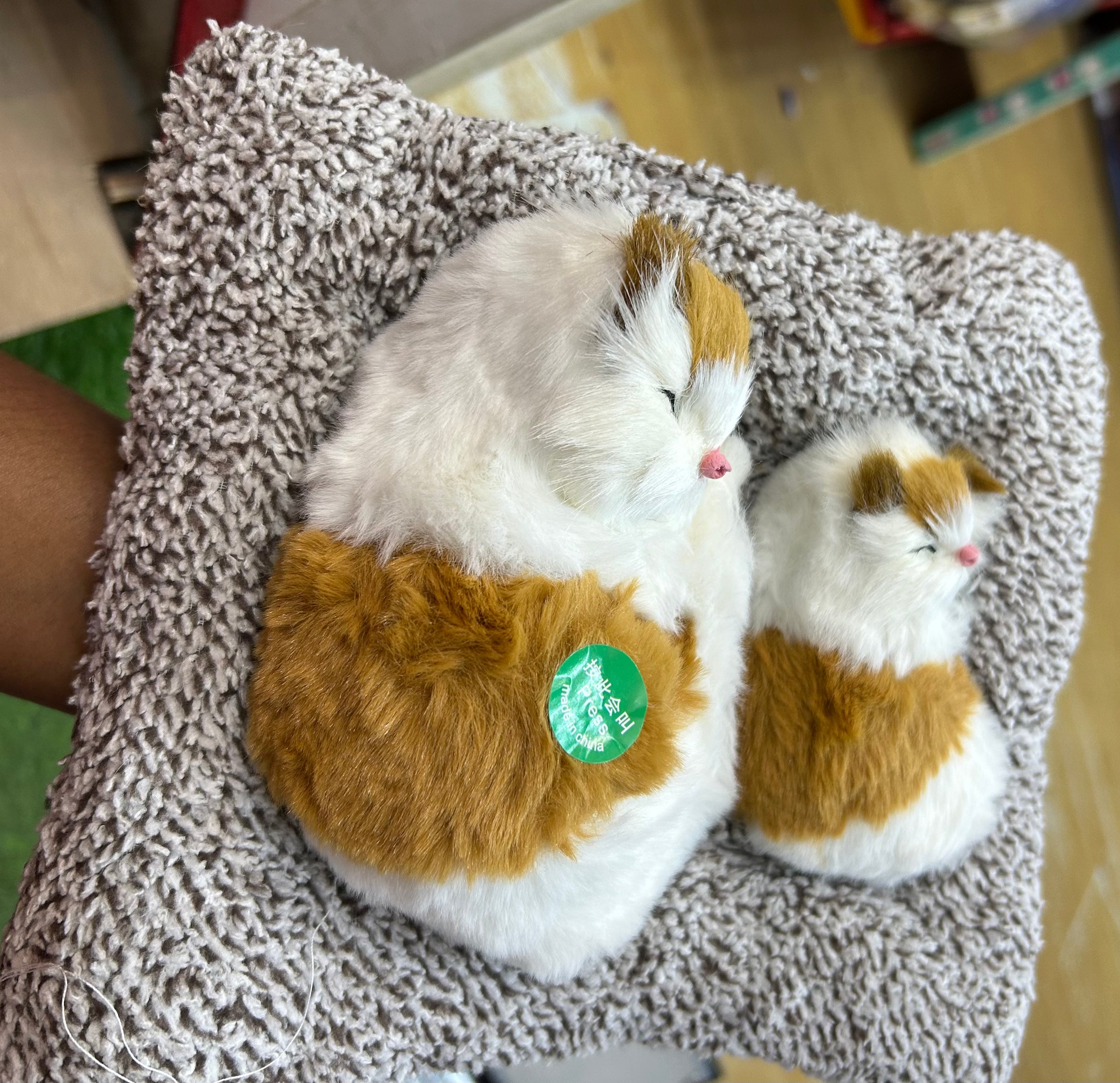 Sleeping Cat Plush Toy