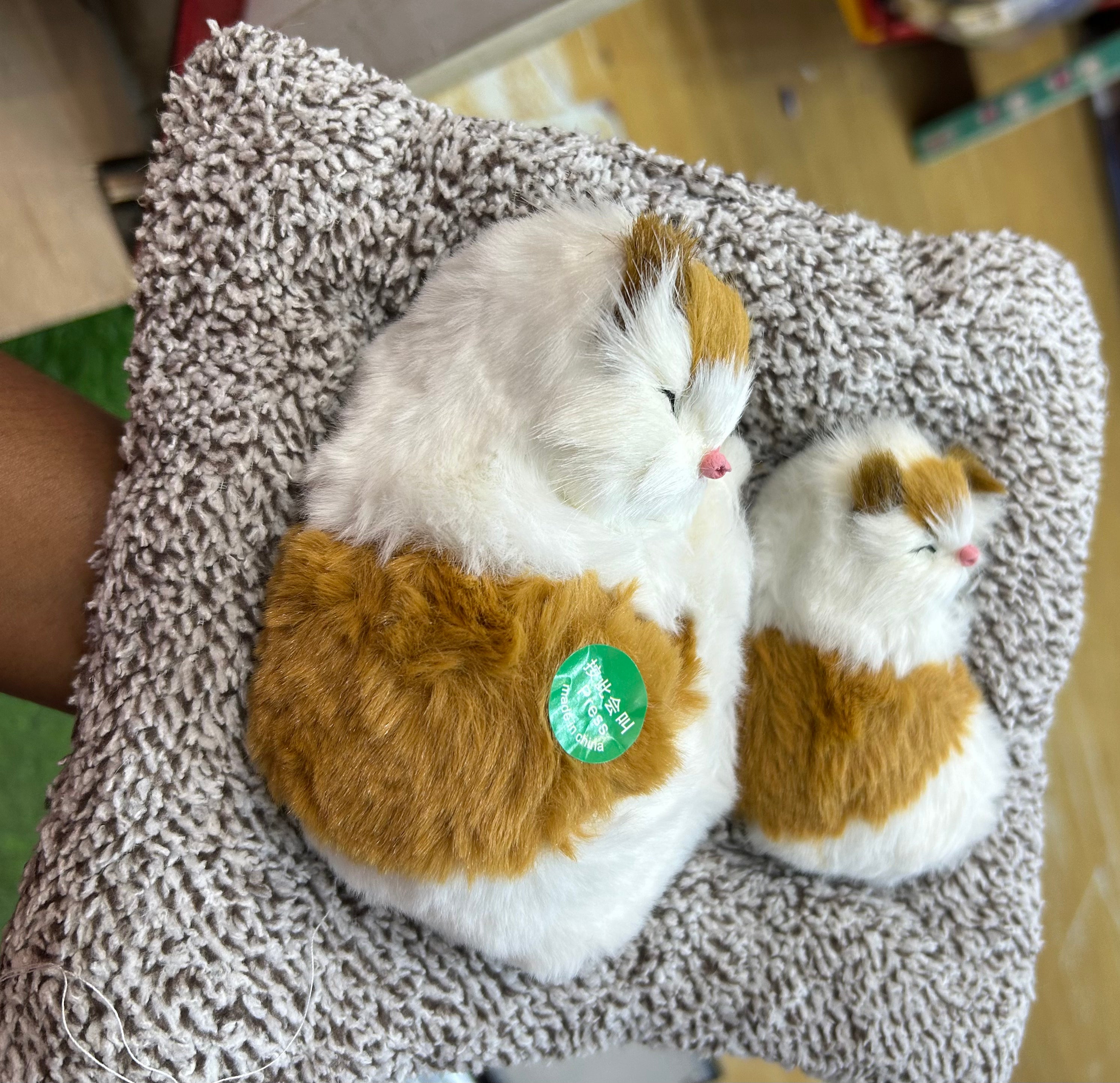 Sleeping Cat Plush Toy