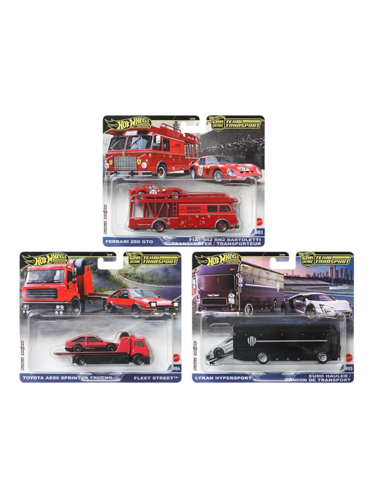 HotWheels 1:64 Scale Car Culture Team Transport Imported Combo