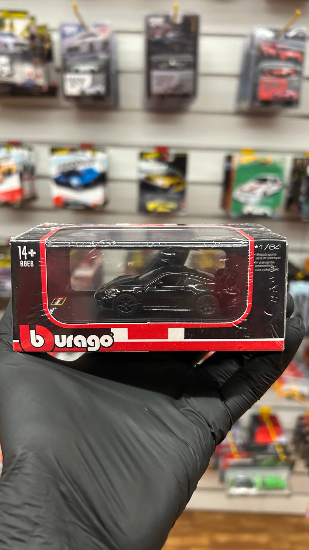 Burago 1/64 Porsche 911 GT3 Black
