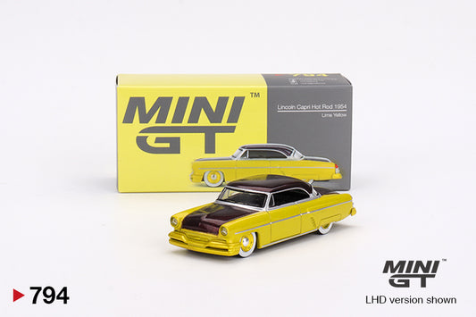Lincol Capri Hot Rod 1954 Lime Yellow