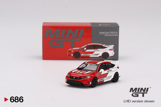 Honda Civic TYPE R 2023 Pace Car Red