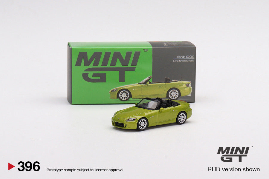 MINI GT Honda S2000 Lime Green Metalic