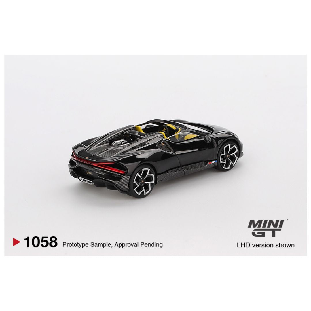 Mini GT Blister #1058: Bugatti W16 Mistral Black