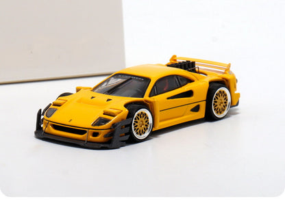 Autobots 1/64 Scale Ferrari F40 Yasid Concept Yellow DieCast Car Model Toy Gift