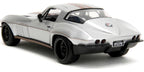1966 Chevrolet Corvette - Silver with Bronze Stripes - Bigtime Muscle - Jada 1/24 - 34208
