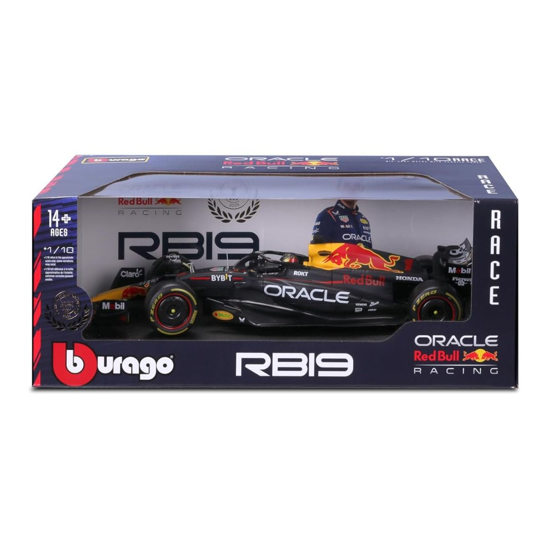 Bburago Red Bull 2022 F1 #1 Max Verstappen RB18 (1:18) Die-Cast Scale Model