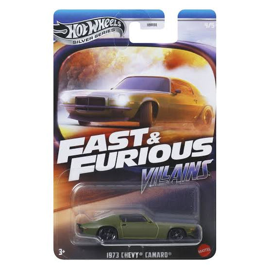 HOT WHEELS FAST & FURIOUS SILVER SERIES Villains 1973 Chevy Camaro 4/5