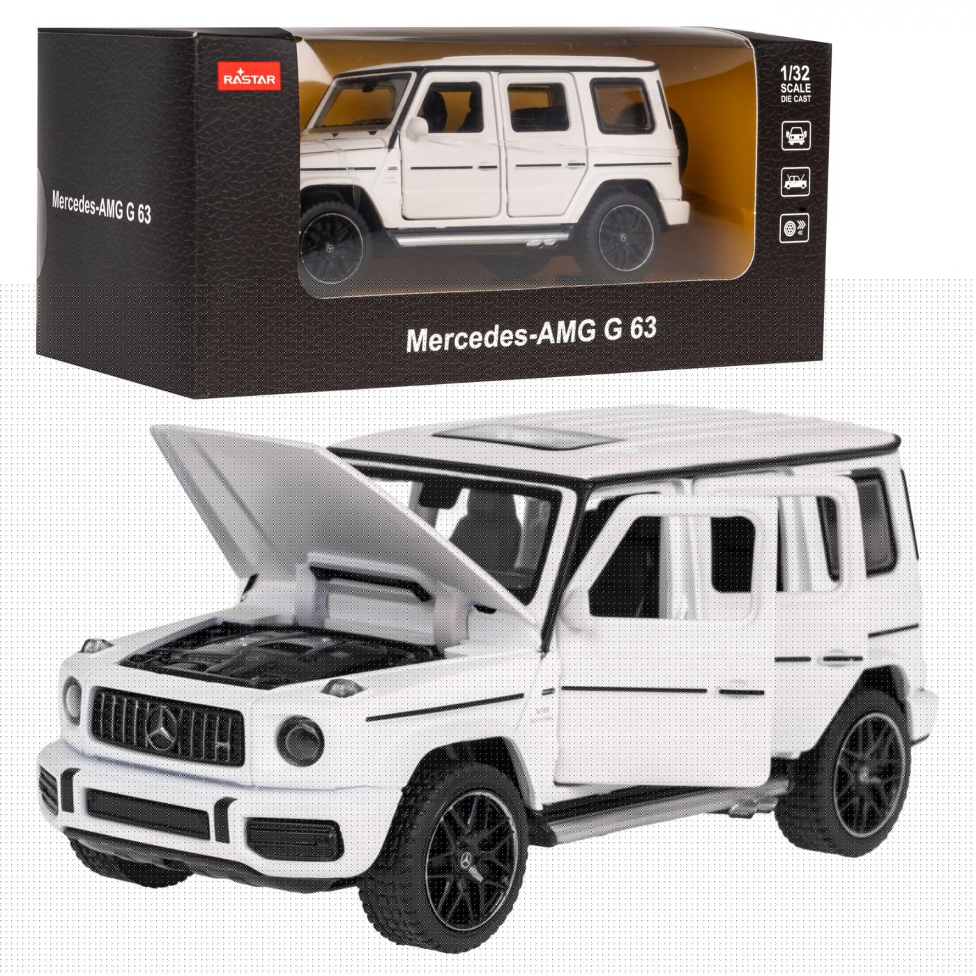RASTAR 1:32 Scale Mercedes Benz AMG G63 White