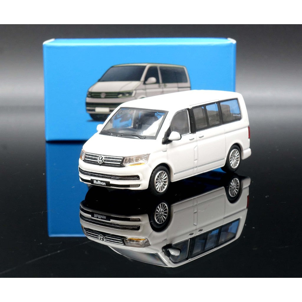 JKM 1:64 Scale Diecast Model Volkswagen T6 Multivan White