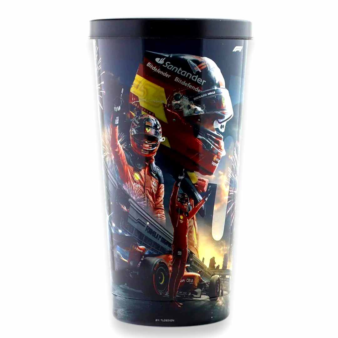 Sainz Ferrari F1 Inspired Premium Water Sipper Bottle 500 ML