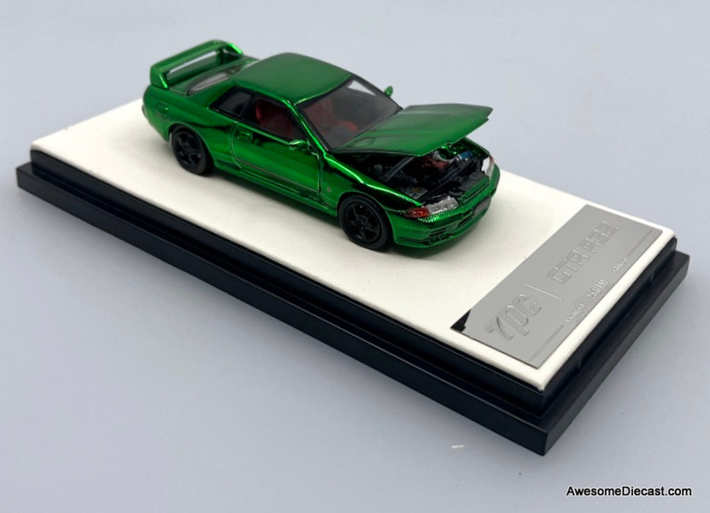 Nissan Skyline GT-R R32 Green TPC 1:64 Scale