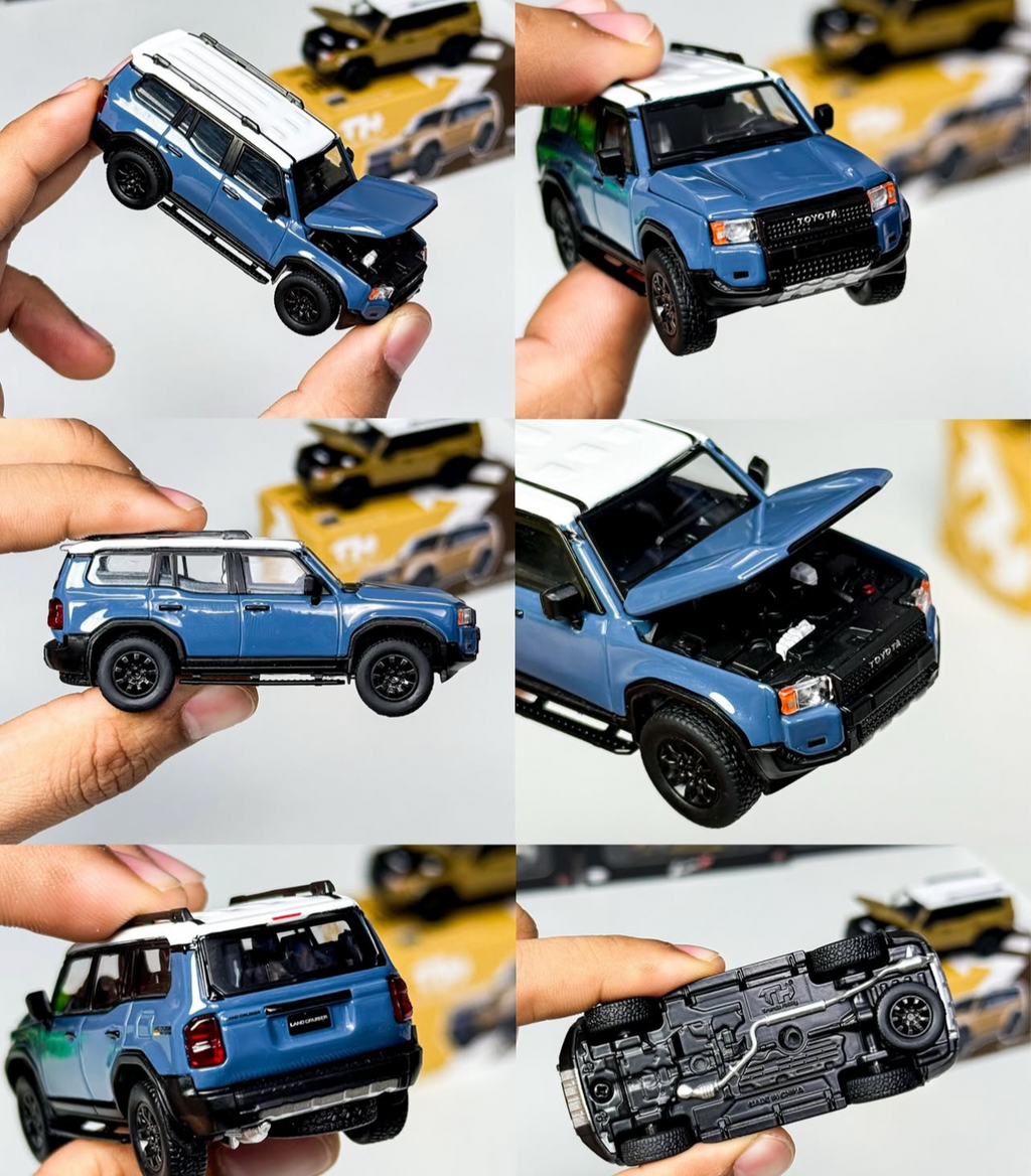 Trends Hobby 1/64 Toyota Land Cruiser Heritage Blue