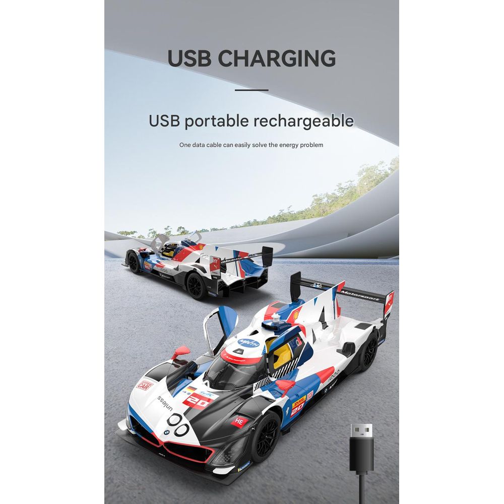RASTAR BMW M Hybrid V8 RC car featuring USB charging capability Cocoland Toys