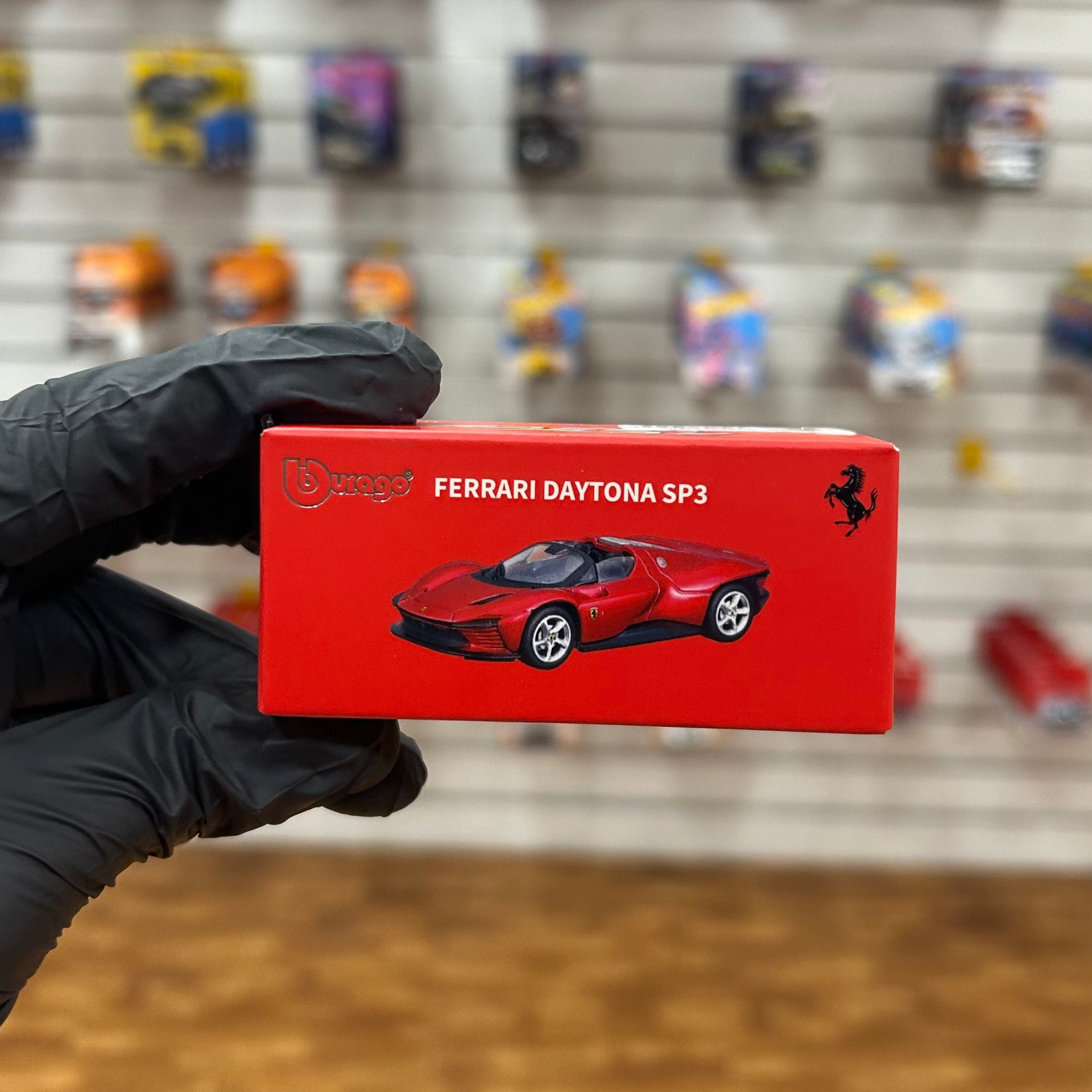 Burago Ferrari Daytona Red SP3 Die Cast