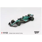MINI GT #1113: Aston Martin AMR24 #14 Fernando Alonso F1 2024