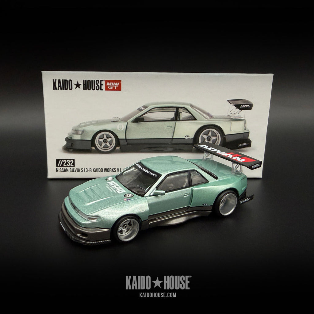 Mini GT Kaido House #232: Nissan Silvia S13 Kaido Work V1