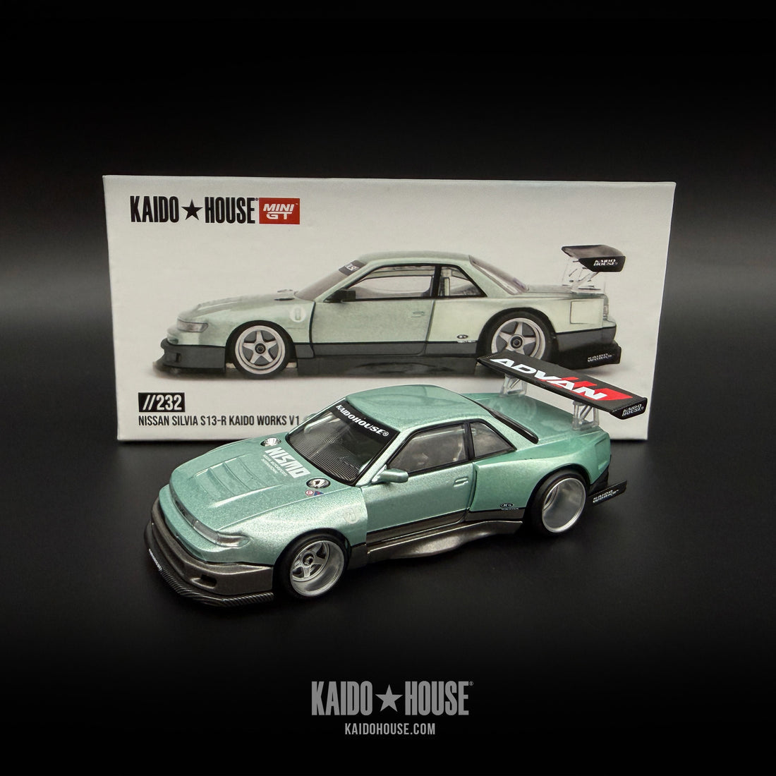 Mini GT Kaido House #232: Nissan Silvia S13 Kaido Work V1