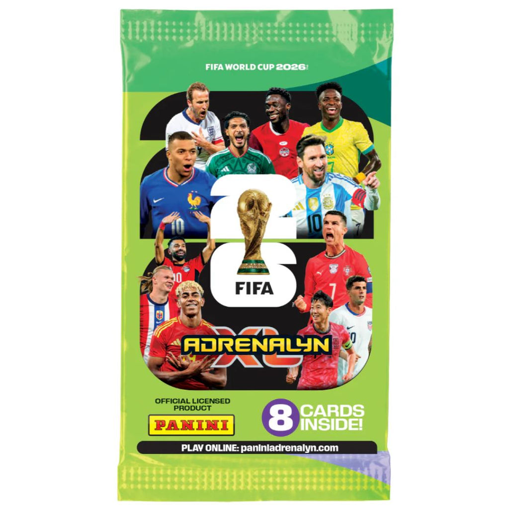 Coland Toys Panini FIFA World Cup 2026 Adrenalyn XL Trading Cards Booster Pack Front View