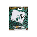 HotWheels Pop Culture 84 Chevrolet Corvette with an MTV theme Premium 1:64 Scale