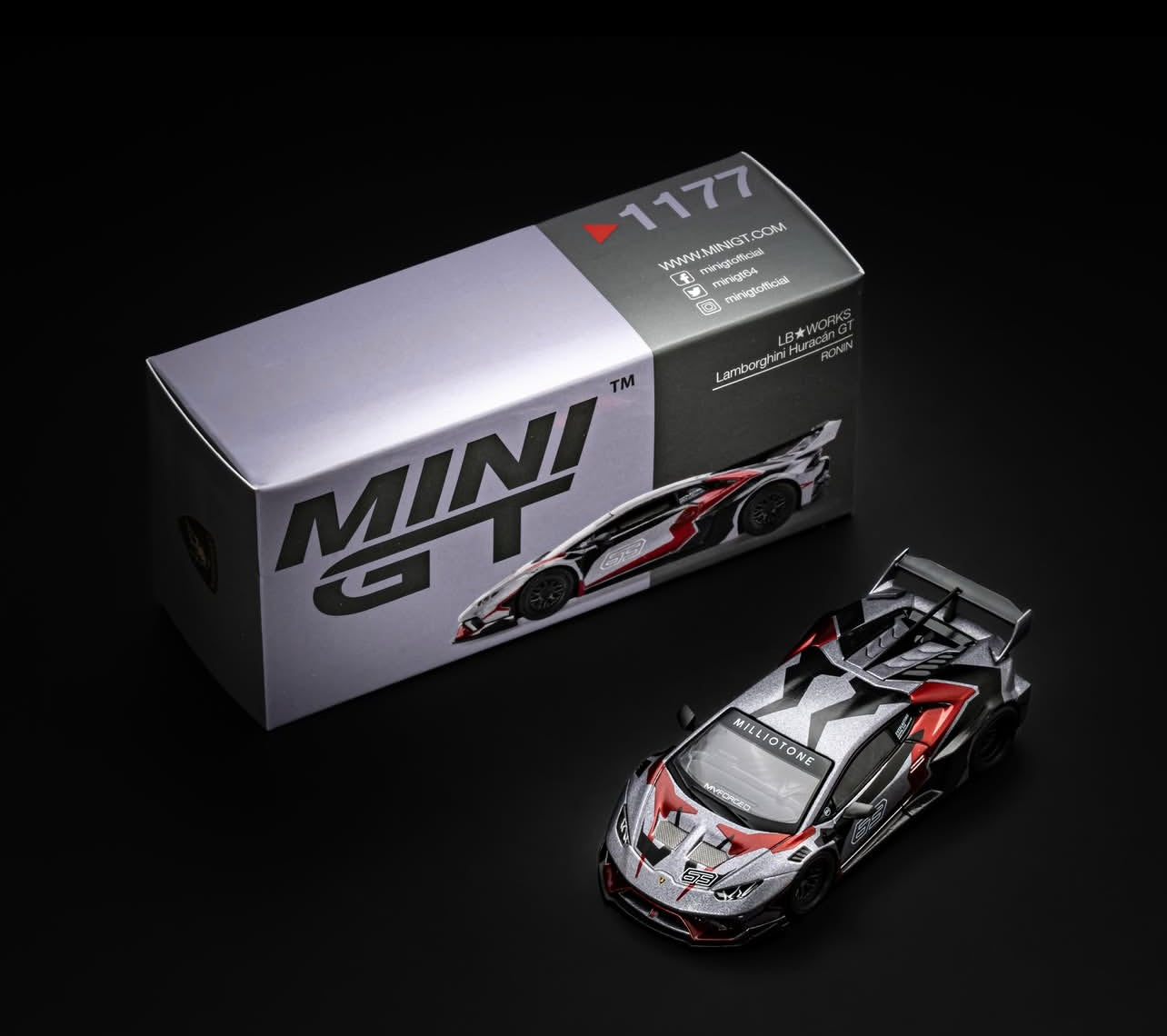 MINI GT LB★WORKS Lamborghini Huracán GT RONIN