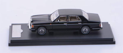 GFCC 1:64 1994 Rolls-Royce Silver Spur, Beltline in BLACK&BLUE  Diecast Model