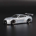 1/64 DOT Models Nissan GT-R R35 Rocket Bunny (Chrome White) Diecast Car Model