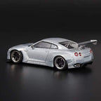1/64 DOT Models Nissan GT-R R35 Rocket Bunny (Chrome White) Diecast Car Model