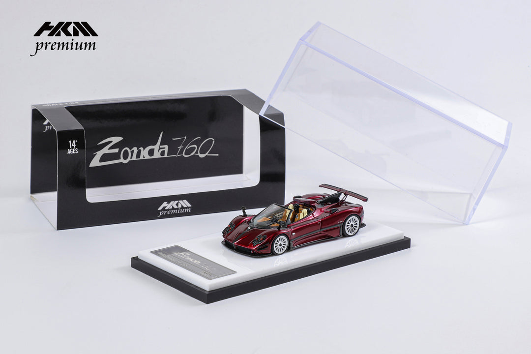 HKM Premium 1:64 Pagani Zonda 760 Roadster 2022