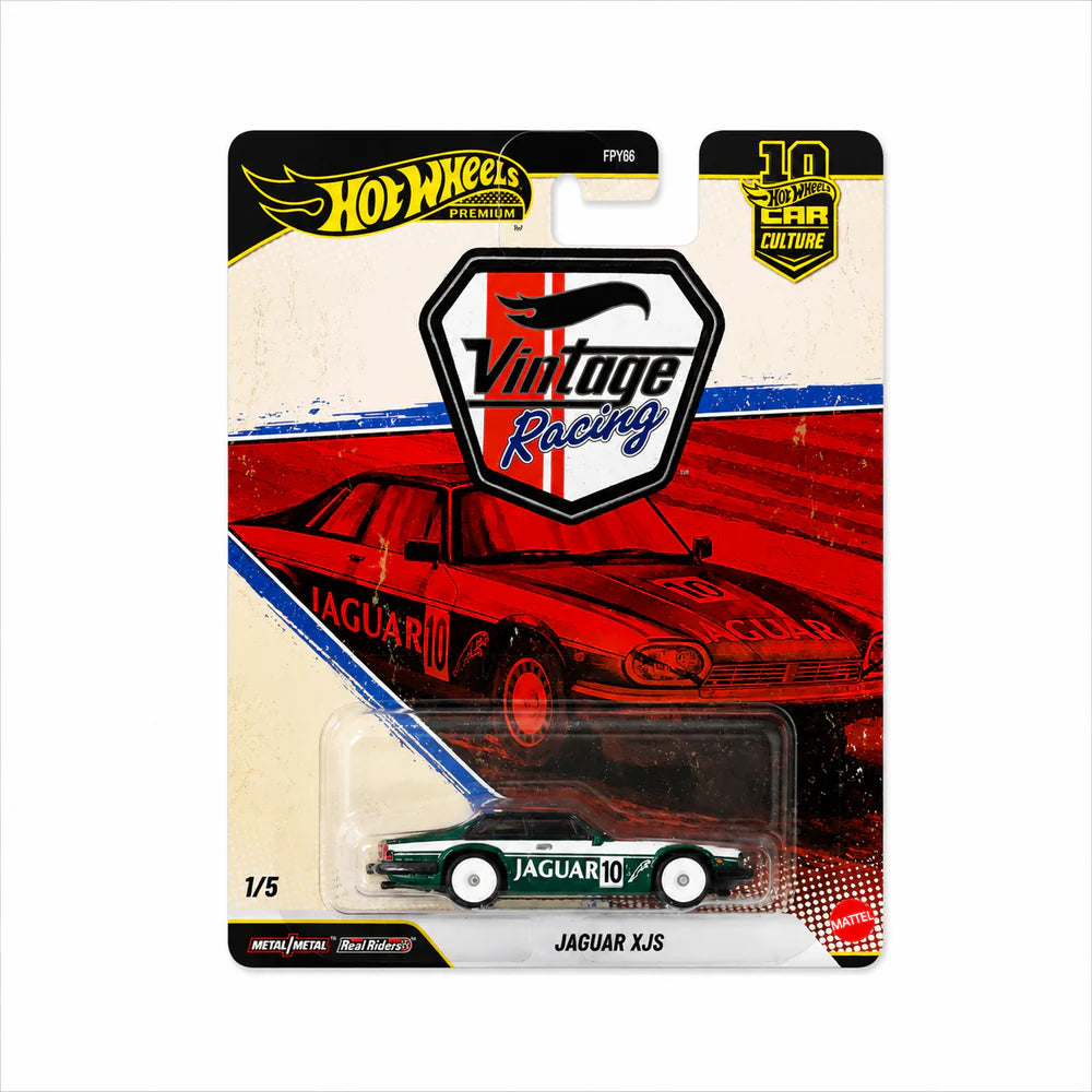Hot Wheels Premium Vintage Racing Jaguar XJS