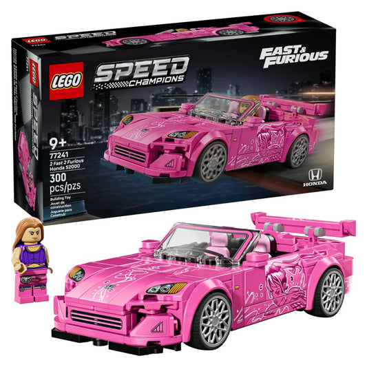 Lego Speed Champions 2 Fast 2 Furious Honda S2000 77241 Building Kit (300 Pieces)