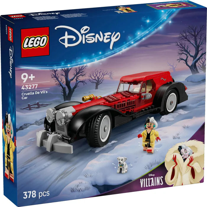 Lego 43277 Disney Cruella De Vil's Car (378 Pieces)