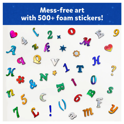 Foil Fun Letter & Number Stickers | No Mess Art Kit