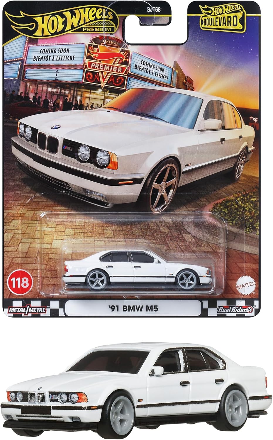 Cocoland Toys Hot Wheels Premium 91 BMW M5 Boulevard Series 118 Packaging Artwork View