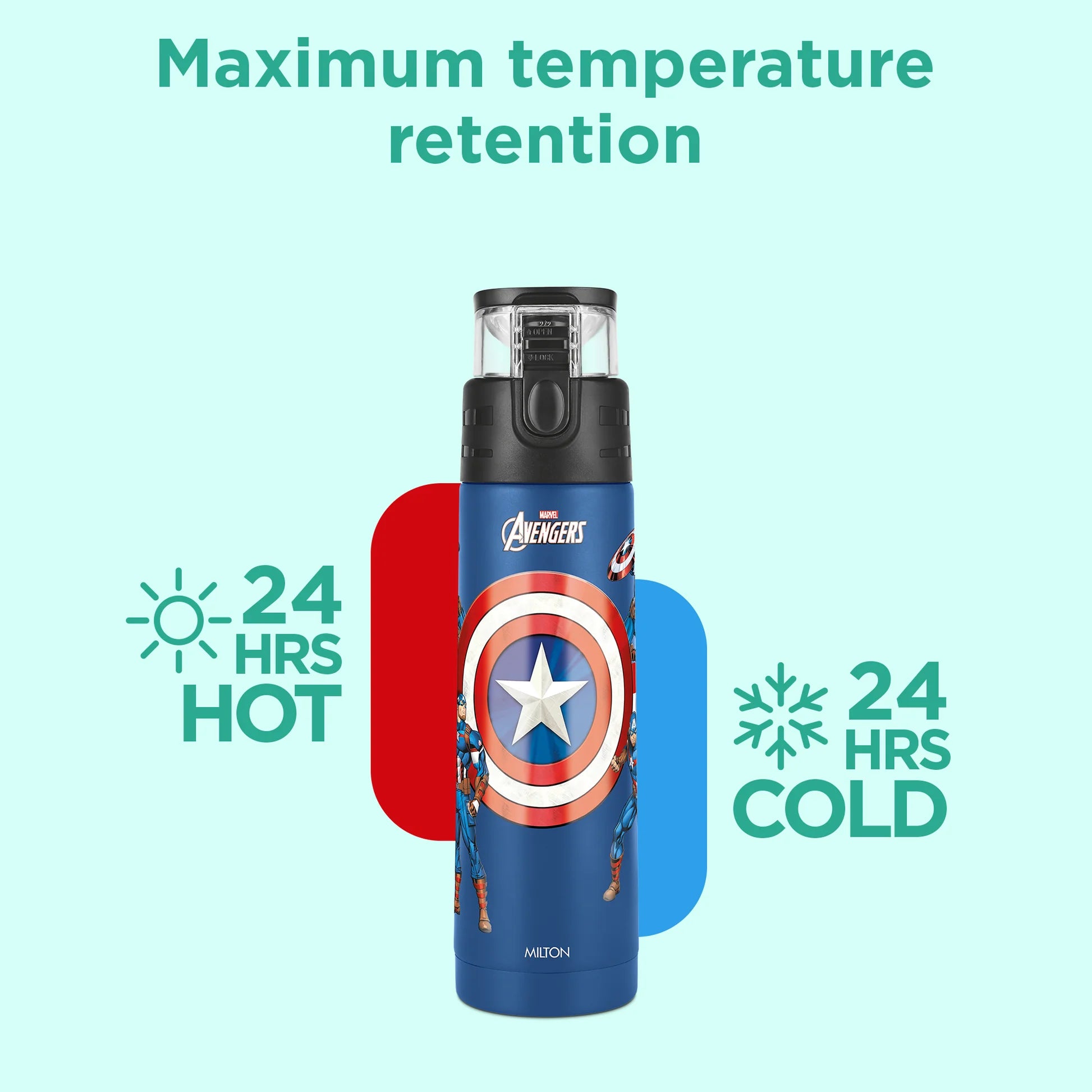 Marvel Mighty Captain America Bottle (Milton)