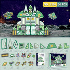 Magic Magnetic Blocks Space (66 Pieces)