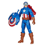 Marvel Avengers Titan Hero Series Blast Gear Captain America, With Launcher, Projectile 2 Accessories