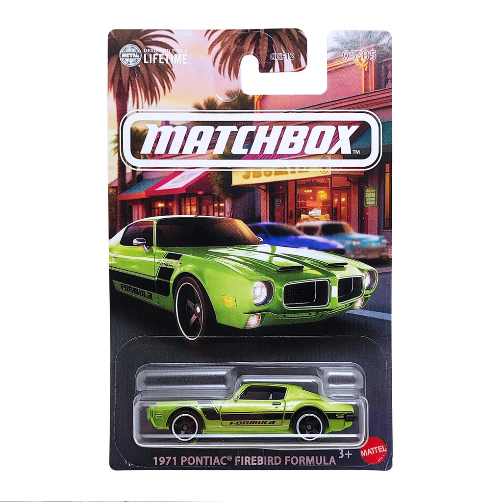 Matchbox 1:64 Scale 1971 Pontiac Firebird Formula (Imported)