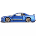 Kaido House x Mini GT Nissan GT-R R34 Kaido Works V2 Aero SHINJUKU V2 #158 1/64
