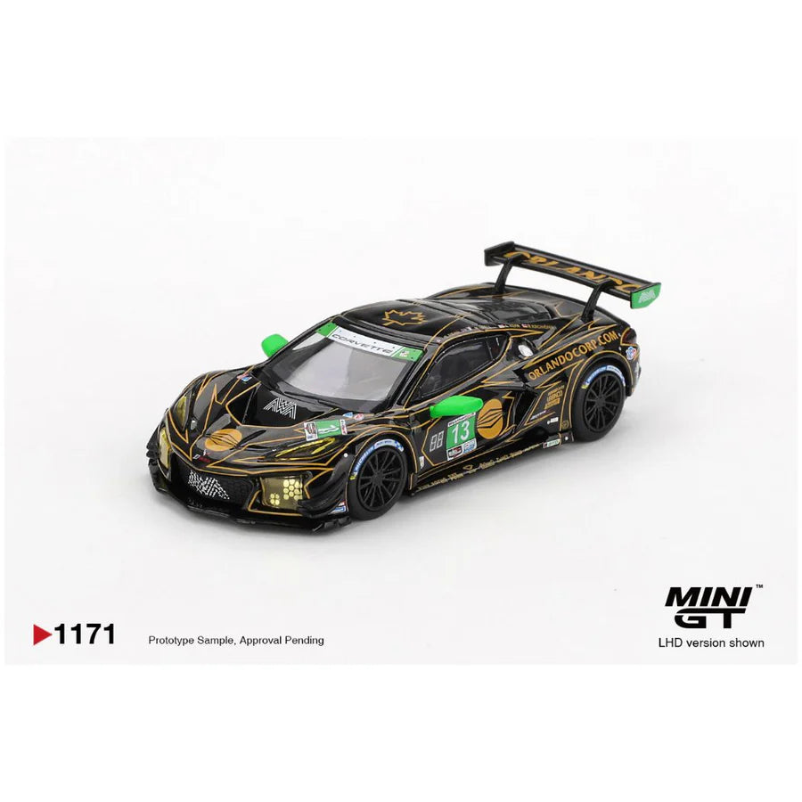 Chevrolet Corvette Z06 GT3.R AWA Racing diecast model Cocoland Toys