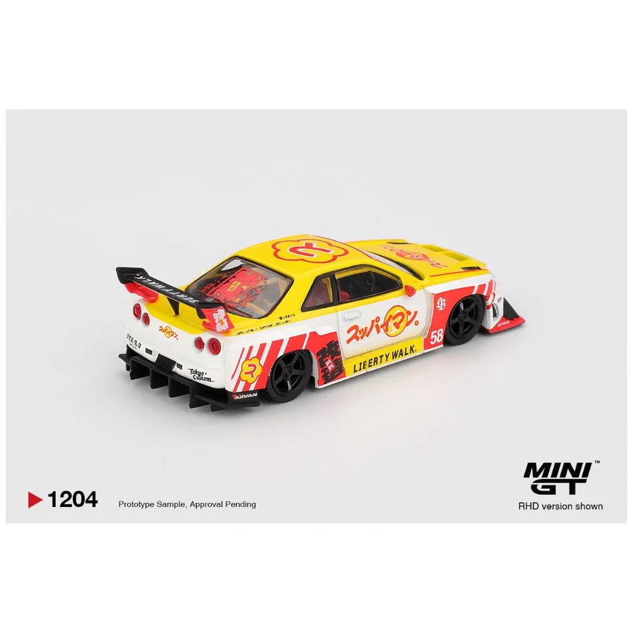 Mini GT Nissan LB-ER34 Super Silhouette SKYLINE Suppaiman Okinawa