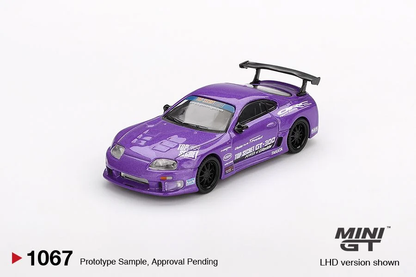 MINI GT Toyota Supra (A80) Top Secret GT-300 Top Secret Purple