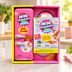 Mini Brands Fill The Fridge Series 1 Playset (Including a Mini Refrigerator and Surprise Capsules).