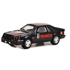 Greenlight 1:64 Scale Collectibles 1982 Ford Mustang GT #1 Texaco model from the "Running on Empty" Series 15