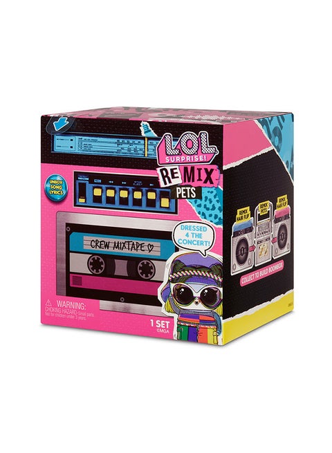 Remix Pets Remix Pets- Dressed 4 The Concert Set- Collect To Built Boombox ...