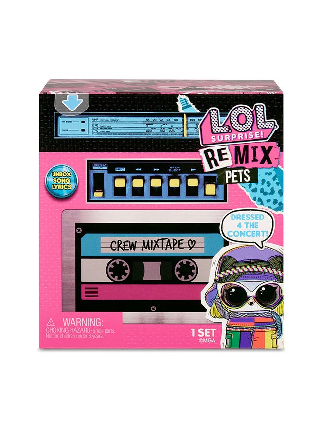 Remix Pets- Dressed 4 The Concert Set- Collect To Built Boombox