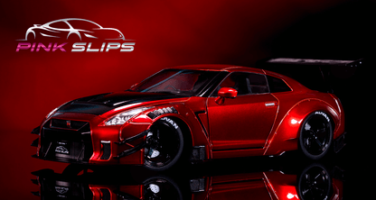 Pink Slips Nissan GT-R (R35) Liberty Walk, 1:18 Scale Vehicle