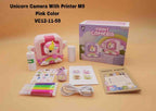 Instant Print Camera for Kids,48MP Unicorns Digital Camera(Pink)