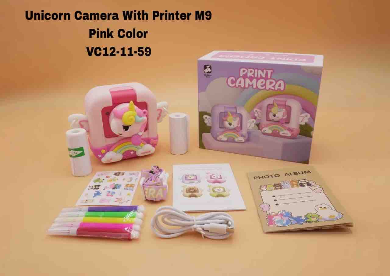 Instant Print Camera for Kids,48MP Unicorns Digital Camera(Pink)