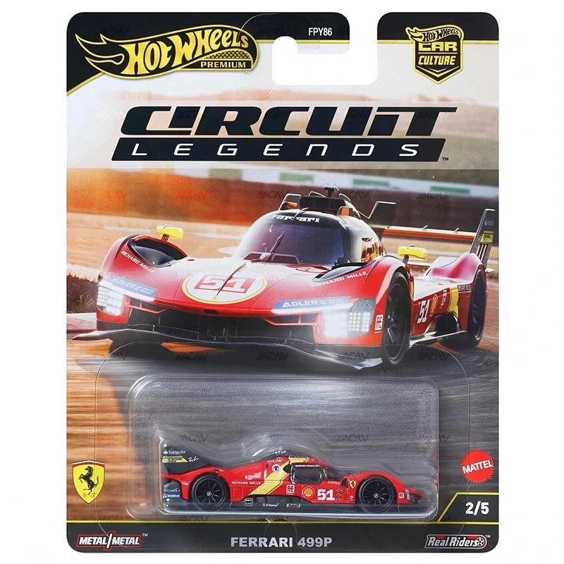 Hot Wheels Ferrari 499P Car Culture Circuit Legends